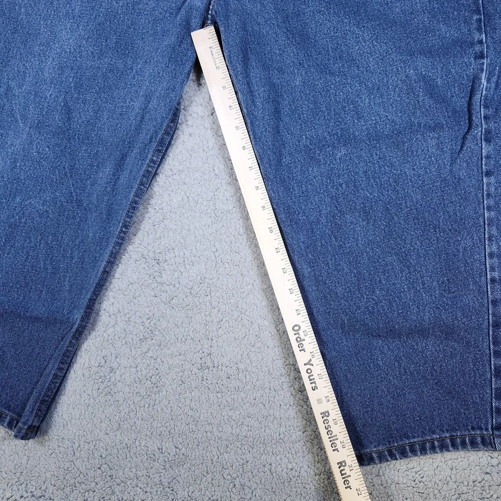 Levis 501 Button Fly Jeans Size 42 x 30 Blue Denim